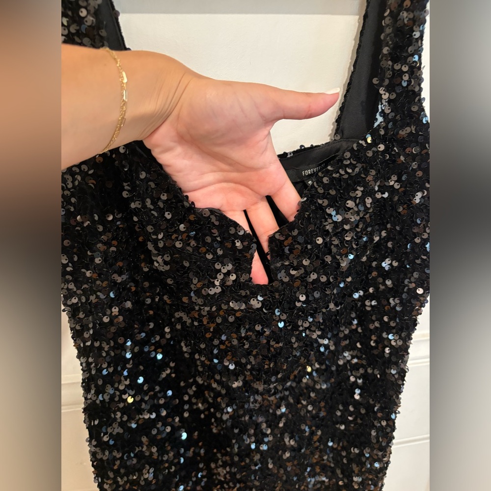 Sequin Sweetheart Mini Dress - Picture 3 of 4